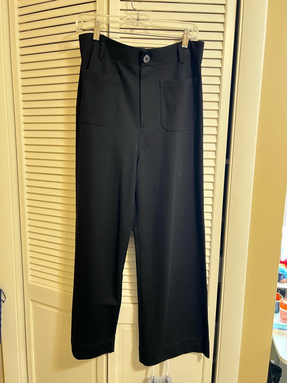 Jones New York Black Straight-Leg Dress Pants